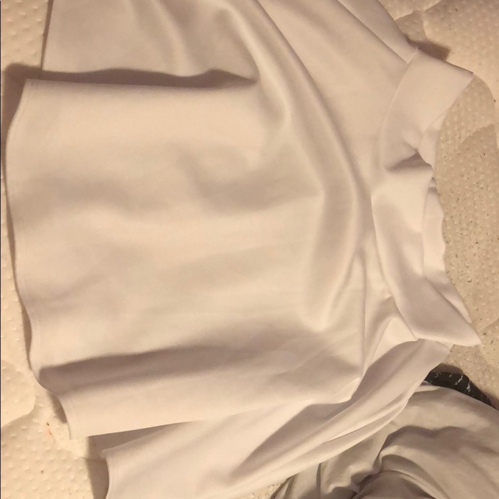 White 2X skirt